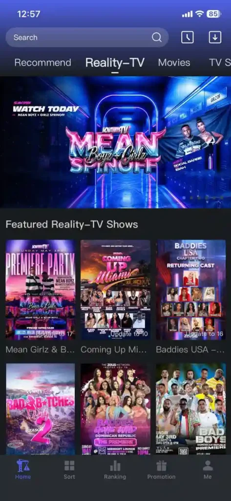Manage Highrisers Movie App 2
